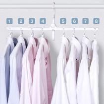 Cabideiro Multifuncional Organizador roupas armário quarto cabide guarda roupa