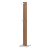 Cabideiro Multiuso 6 Pontas AZ1018 Amêndoa/Branco - Tecno Mobili Cabideiro Multiuso 6 Pontas AZ1018 Amêndoa/Branco - Tecno Mobili