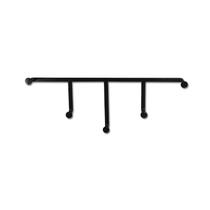 Cabideiro P Estilo Industrial Decorativo Ferro Preto 5x16x48 Cabideiro P Estilo Industrial Decorativo Ferro Preto 5x16x48