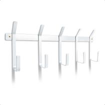 Cabideiro Parede Porta Suporte Moderno Bars 5 Ganchos Aço Industrial Para Pendurar Roupas Bolsas Cabideiro Parede Porta Suporte Moderno Bars 5 Ganchos Aço Industrial Para Pendurar Roupas Bolsas