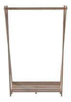 Cabideiro Resistente Closet Para Chão Estilo Retro Reforçada