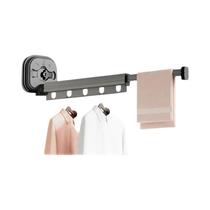 Cabideiro Retrátil De Parede Para Economizar Espaço, Varal Dobrável Para Secar Roupas Para Banheiro