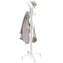 Cabideiro Simples Simple Houseware com 12 Ganchos Branco 39x39x183 cm Cabideiro Simples Simple Houseware com 12 Ganchos Branco 39x39x183 cm