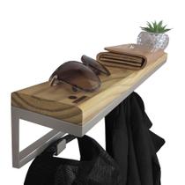 Cabideiro Strassis Design SD-5004 Metal e Madeira Cor: Champanhe