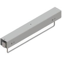 Cabideiro Suspenso 41cm Suprema Cromado com Corrediça Deslizante Dimec para Closet Armários Cabideiro Suspenso 41cm Suprema Cromado com Corrediça Deslizante Dimec para Closet Armários