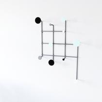 Cabideiro Suspenso 77x53cm Jericoacoara Preto/Fosco