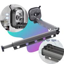 Cabideiro Varal De Roupas Parede Lavanderia Retrátil Ventosa Grusda Sem Furo 92cm 2 Dobras Cabideiro Varal De Roupas Parede Lavanderia Retrátil Ventosa Grusda Sem Furo 92cm 2 Dobras