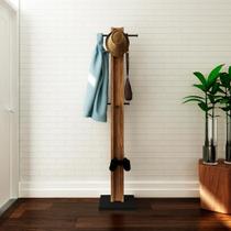 Cabideiro Vertical de Chão 38x165cm Nogal
