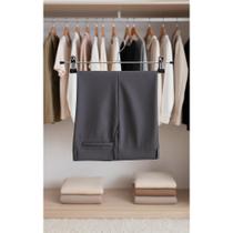 Cabides Aço Cromado 35cm com Presilhas Anti-Deslize (20 Un) Cabides Aço Cromado 35cm com Presilhas Anti-Deslize (20 Un)