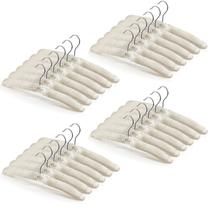 Cabides acolchoados de cetim Jetec 24 peças para vestidos, suéteres e ternos