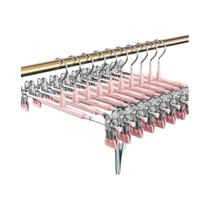 Cabides Ajustáveis Antiderrapantes Com Clips Multifuncionais Para Saias E Calças Jeans 5 10pcs