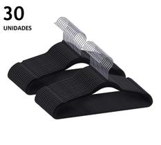 Cabides Aveludado Slim 30 Peças Ultra Finos Antideslizante Cabides Aveludado Slim 30 Peças Ultra Finos Antideslizante