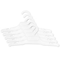 Cabides Brancos Unissex Para Loja De Roupa Infantil - 40 Uni