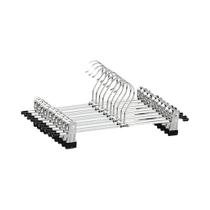 Cabides De Aço Inoxidável Antiderrapantes E À Prova De Vento Com Clipes Ajustáveis Para Roupas,