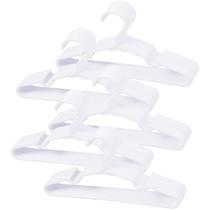 Cabides de armário para berçário de bebês VIIBASE brancos 50 unidades Cabides de armário para berçário de bebês VIIBASE brancos 50 unidades