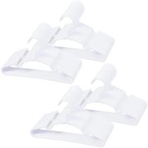 Cabides de armário para berçário de bebês VIIBASE brancos 80 unidades Cabides de armário para berçário de bebês VIIBASE brancos 80 unidades