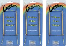 Cabides de exibição de placas Creative Hobbies Deluxe Spring Gold