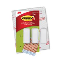Cabides de lona Command Large para paredes 1,4 kg 45x60cm 3 cabides