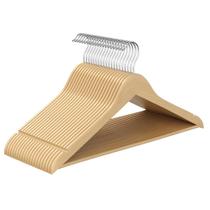 Cabides de madeira SONGMICS Coat Hangers Pacote com 20 cabides naturais
