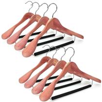 Cabides de Madeira TOPIA HANGER Cedro Largura para Ombros 8 Unidades Cabides de Madeira TOPIA HANGER Cedro Largura para Ombros 8 Unidades
