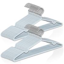 Cabides De Metal Emborrachado Adulto Roupa Calça 30 Unidades