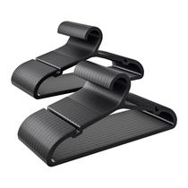 Cabides de roupas ABHENG, pacote com 80, plástico antiderrapante, preto Cabides de roupas ABHENG, pacote com 80, plástico antiderrapante, preto