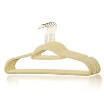 Cabides De Veludo Amarelo Kit C/ 20 Peças - Dolce Home