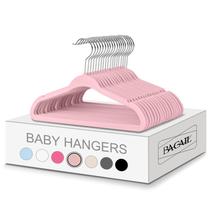 Cabides de veludo BAGAIL Kids 28 cm, roupas infantis, pacote com 50 Cabides de veludo BAGAIL Kids 28 cm, roupas infantis, pacote com 50