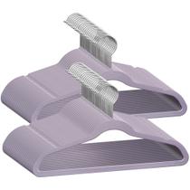 Cabides de veludo para crianças TechZoo 50 Premium 35 cm roxos