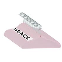Cabides de veludo Simplificam o design antiderrapante Kids Blush, pacote com 25 Cabides de veludo Simplificam o design antiderrapante Kids Blush, pacote com 25
