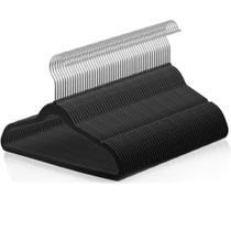 Cabides infantis de veludo Casafield, tamanho 14, pretos, pacote com 50 Cabides infantis de veludo Casafield, tamanho 14, pretos, pacote com 50