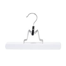 Cabides para calças Amazon Basics de madeira branca, pacote com 10