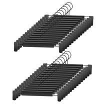 Cabides para calças GUANJUNE que economizam espaço com ganchos giratórios de 360 Cabides para calças GUANJUNE que economizam espaço com ganchos giratórios de 360