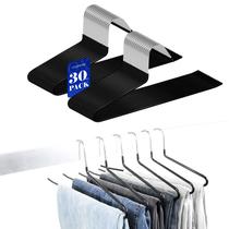 Cabides para calças GZQXHOME, antiderrapantes, pacote com 30 unidades, economizando espaço no armário Cabides para calças GZQXHOME, antiderrapantes, pacote com 30 unidades, economizando espaço no armário