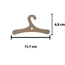 Cabides para roupa de Boneca 24 unidades