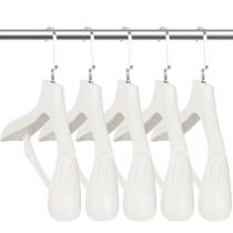 Cabides para roupas, plástico DEDU, 45 cm de largura, ombros, pacote com 10