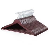 Cabides para Ternos Amazon Basics em Madeira Cerejeira - Pacote com 30 Unidades Cabides para Ternos Amazon Basics em Madeira Cerejeira - Pacote com 30 Unidades