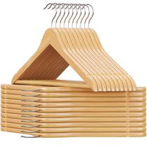 Cabides SONGMICS Solid Wood, pacote com 20, UCRW001-20, natural