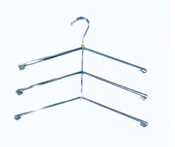 Cabides Triplo para Camisas 08 Peças Cromado