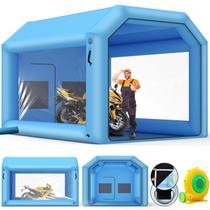 Cabina de Pintura Inflable LVAOSTT 10x8.2x8.2 pies con Soplador de 550W