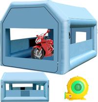 Cabina de pintura inflable LVAOSTT 3x2.5x2.5m con sistema de filtración de aire Cabina de pintura inflable LVAOSTT 3x2.5x2.5m con sistema de filtración de aire