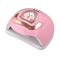 Cabine 288W LED UV Rosa para Unhas de Gel Profissional
