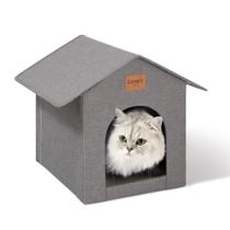 Cabine Cat House Love ao ar livre isolada à prova de intempéries