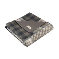 Cabine de luxo acolchoada Throw Woolrich Patchwork Moose Design Cabine de luxo acolchoada Throw Woolrich Patchwork Moose Design