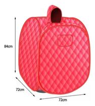 Cabine de Sauna Portátil Dobrável Sem Motor Vaporizador Somente a Tenda de Pano Térmico Prática Luxo