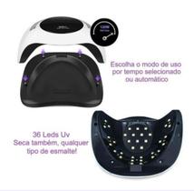 Cabine De Unha Bivolt 36Led 120W Unha de Gel