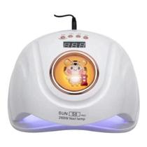 Cabine De Unha Sun S8 Profissional 268w Para Unhas De Gel Led Uv Com Bichinho Bivolt Branca