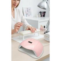 Cabine LED UV 120W Rosa Secagem Rápida Unhas Perfeitas Cabine LED UV 120W Rosa Secagem Rápida Unhas Perfeitas