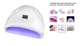 Cabine Led Uv 36w Digital Gel Acrígel Unhas Estufa Bi-volt