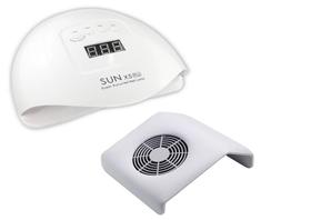 Cabine Led Uv Hibrida Sun 5 X Plus 80w Unhas + Sugador Pó Cabine Led Uv Hibrida Sun 5 X Plus 80w Unhas + Sugador Pó